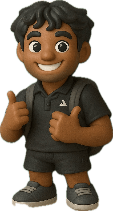 Pickleball action figure